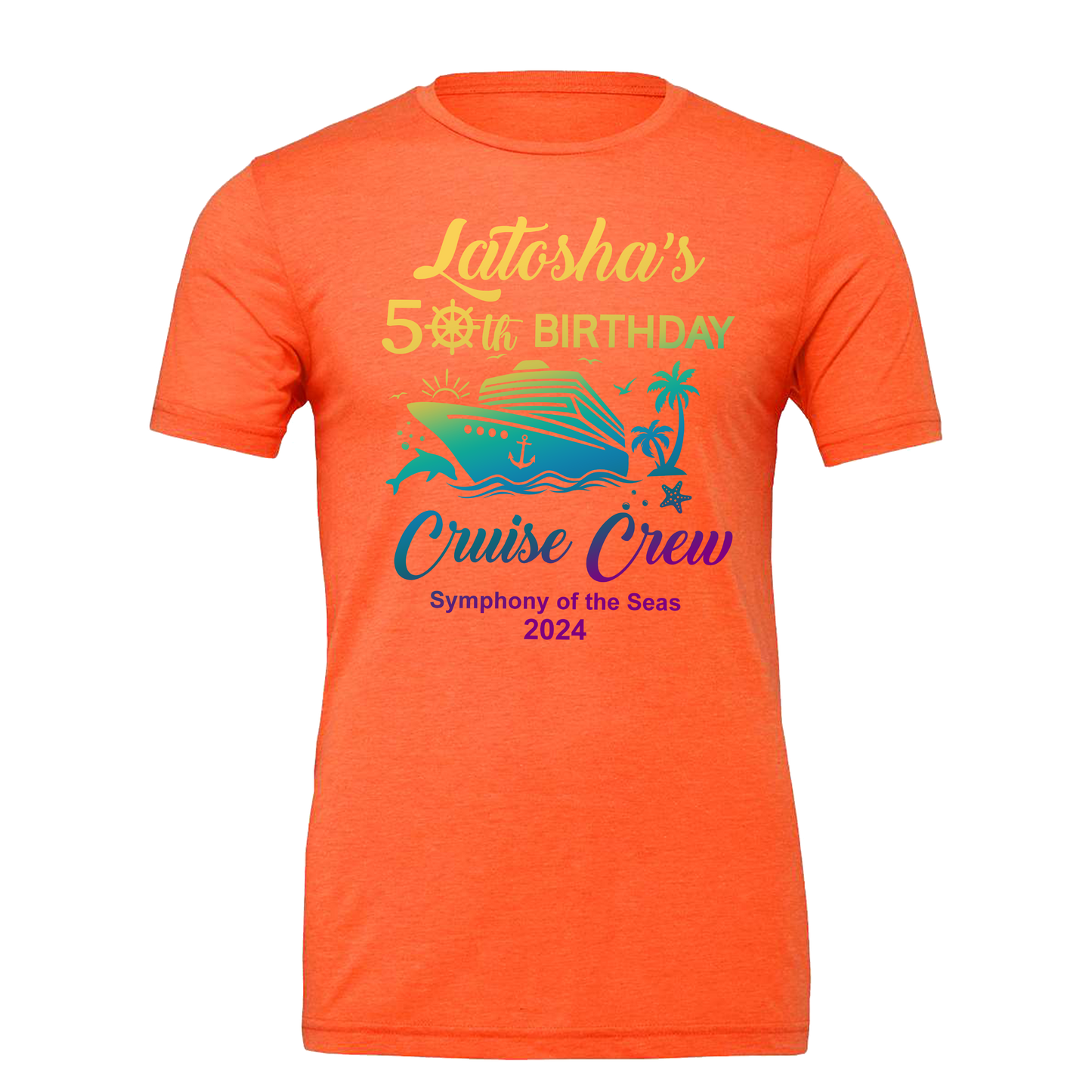 Latosha's Birthday Cruise Crew Shirts